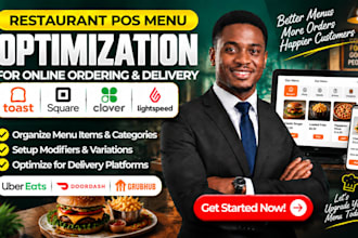 optimize restaurant pos menu for online ordering and delivery