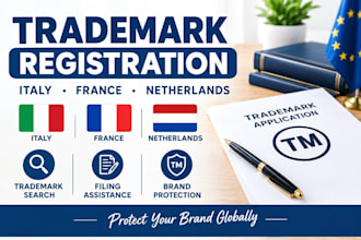 file trademark registration in italy france and netherlands