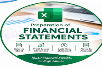 prepare financial statments and excel reports