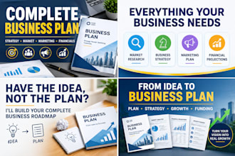 develop a complete business plan