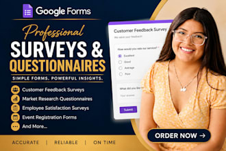 create professional google form online survey questionnaires