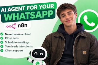 build whatsapp ai agent chatbot n8n automation whatsapp ai chatbot