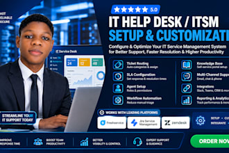 configure your IT helpdesk with freshservice, zendesk or jira service management