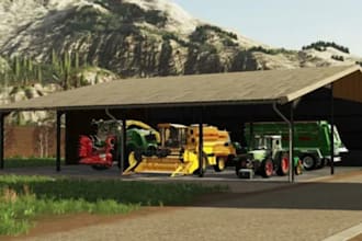 create custom farming simulator 25 buildings and placeables fs25 fs22 fs19 mods