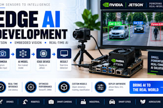 develop edge ai, embedded computer vision, jetson and real time ai systems