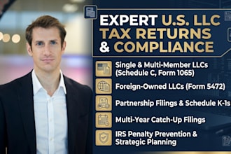 file US llc tax return, schedule c and business tax filing