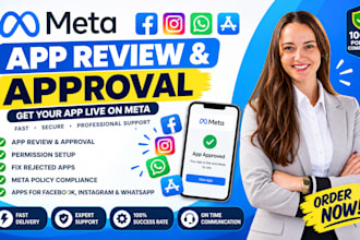 get meta app approval facebook instagram whatsapp app review permission and ads