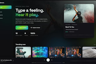 build ai music website, ai music generator web app, suno or udio api