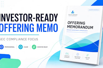 draft a professional sec compliant investor ready offering memorandum