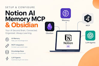 setup notion ai memory mcp obsidian ai second brain llm agent knowledge base