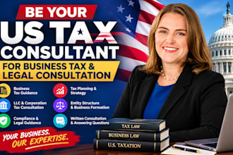 be your US tax consultant for business tax and legal consultation