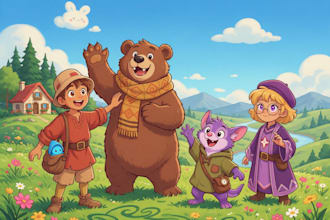 draw cartoon illustrations and characters