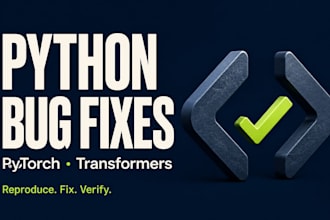 fix python bugs in pytorch and hugging face transformers
