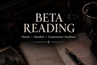 provide detailed beta reading feedback