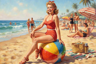 pin up girl and pin up girl