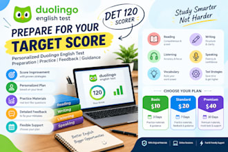 help you prepare for the duolingo english test