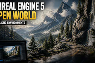 build realistic unreal engine 5 open world environments