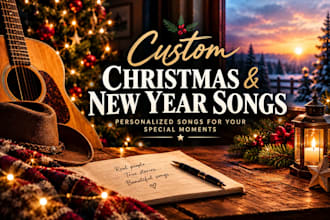 sing a personalized christian christmas or new year song from your story