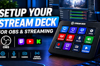 setup your elgato stream deck for obs and live streaming
