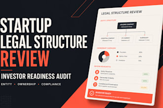 review your startup legal structure for investor readiness