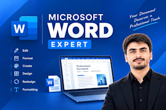 edit, format and redesign microsoft word document