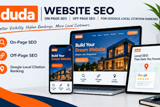 do duda website on page SEO off page se0 for google local citation ranking