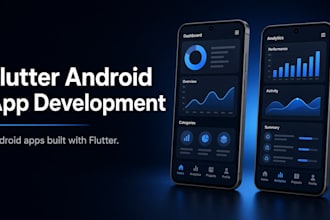 develop a flutter mobile app for android