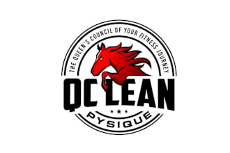 do fitness channel logo to showcase lean muscular physique