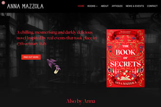 build author website, book author website, ebook website and landing page