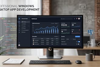 build a custom desktop application or software for windows
