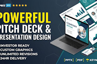 design a professional powerpoint presentation and PPT slides