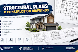 create structural and construction drawings