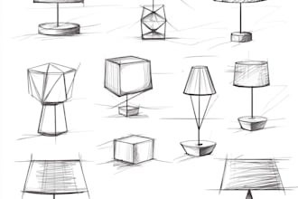 draw technical drawings and product sketches