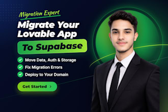 migrate your lovable app to supabase and deploy it