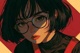 draw your portrait in anime or manga style
