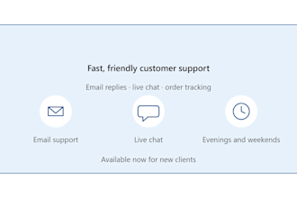 provide friendly email and chat customer support for your business