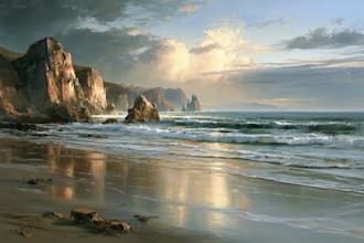 landscape oil painting art