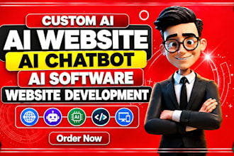 ai website, ai chatbot, ai software as a ai developer