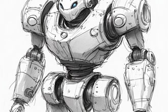 draw or design mechs robots concepts