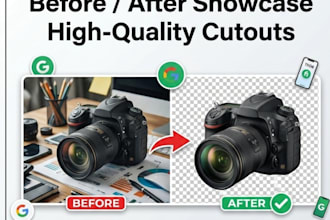 do professional photo background removal and cutout images