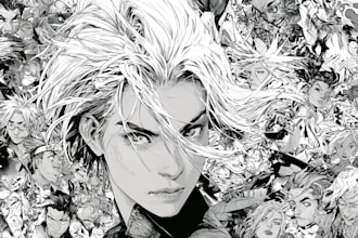 create manga comic panels for your story