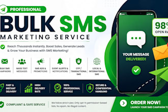 do sms marketing, bulk sms, text message, sms blast, sms campaign using twilio