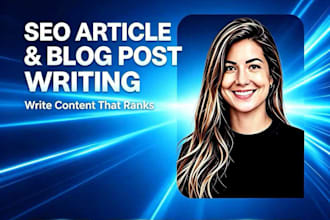 write high quality ai SEO articles and blog posts