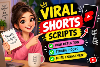 write viral shorts scripts for your channel
