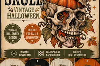 design retro vintage halloween t shirt spooky design etsy and merch by amazon