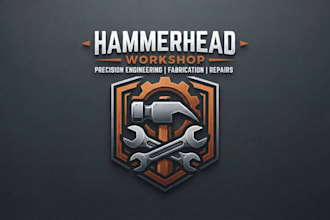 design a powerful and professional workshop logo