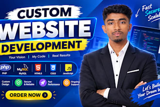 build a professional custom website or wordpress site