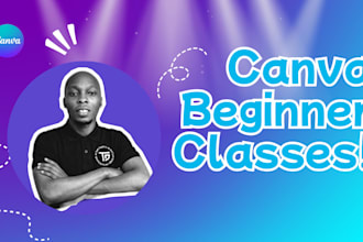 teach you canva graphic design through live one on one classes