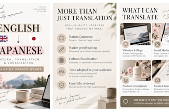 translate english to natural japanese with localization