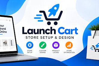 design your launch cart store with winning products